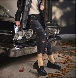 Platform Black Loafers